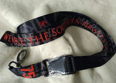 Presentes relativos à promoção personalizados nylon tecidos duráveis, correia do pescoço da equipe dos fãs de esportes