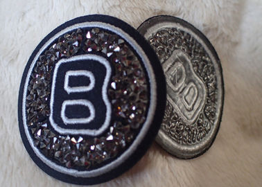 Remendos de imitação feitos a mão do diamante do ferro para a roupa equestre