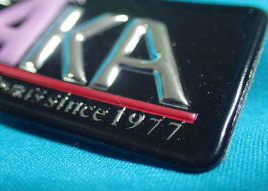 Remendo de alta frequência com logotipo gravado, 3D transferência térmica personalizada do efeito TPU