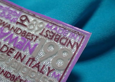 O material do silicone projeta a etiqueta de pano do Pvc, remendos 3D decorativos para revestimentos