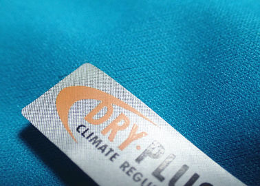 Remendos feitos sob encomenda de couro reais da roupa, impressão da etiqueta da transferência térmica de tela de seda