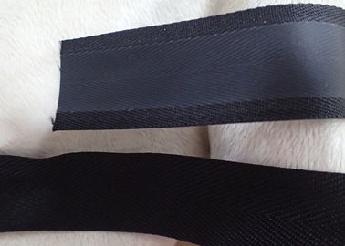 Efeito matte do poliéster que reveste a fita tecida, cor não elástica do preto do cabo