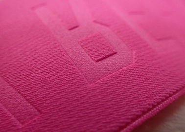 Gancho dos remendos do logotipo do nome e fita esparadrapos aumentados 3D gravados do laço para o Sportswear