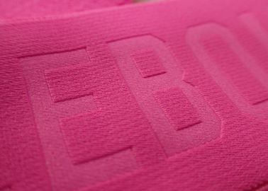 Gancho dos remendos do logotipo do nome e fita esparadrapos aumentados 3D gravados do laço para o Sportswear