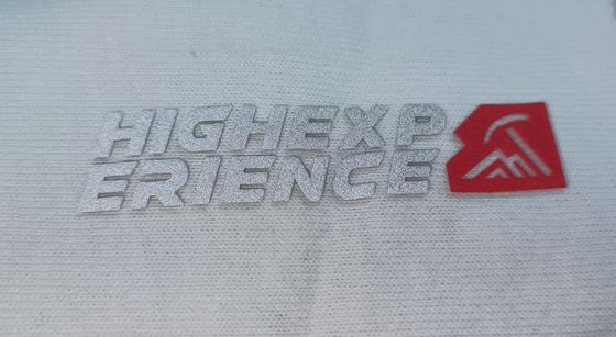 OEKOTEX Logotipo Plasters Lavaveis Custom Refective Silver Silicone Badges