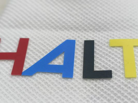 OEKOTEX Logotipo Plasters Lavaveis Custom Refective Silver Silicone Badges