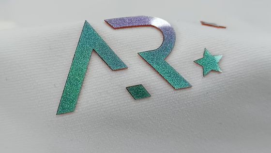 OEKOTEX Logotipo Plasters Lavaveis Custom Refective Silver Silicone Badges