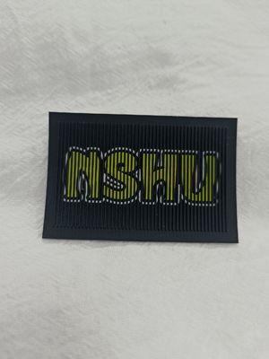 OEKOTEX Logotipo em relevo Parches laváveis Parches negociáveis personalizados