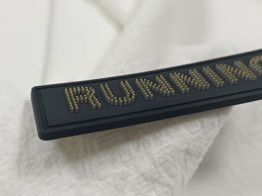 OEKOTEX Logotipo em relevo Parches laváveis Parches negociáveis personalizados