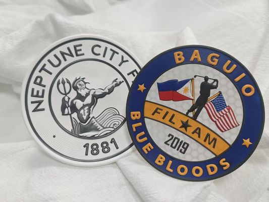 Logotipo em TPU em 3D em relevo Novel Impresso Custom Badge For Garment