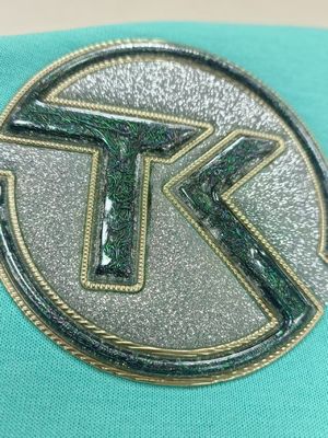 Rótulo de transferência de calor TPU personalizado 3d Parches de borracha Rótulo de TPU macio para roupas