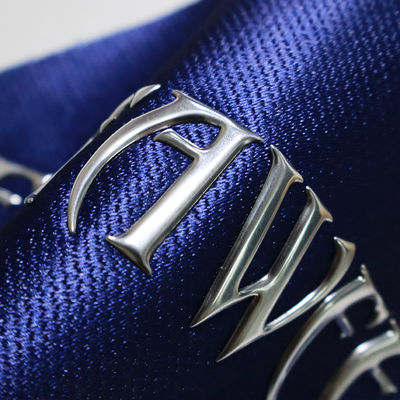 Patches de transferência de calor TPU 3D personalizados Etiqueta de alta frequência TPU prateada para camisetas Vestuário esportivo