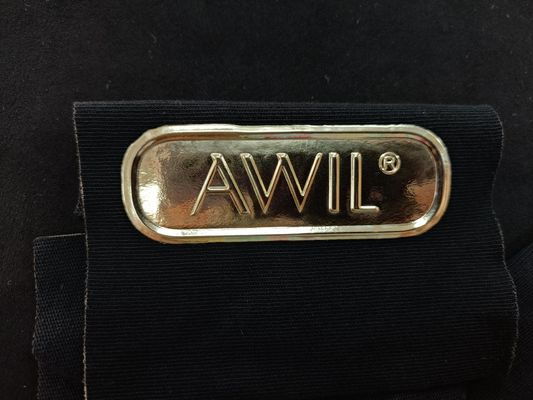 Impermeável Custom 3D TPU transferência de calor remendos de roupas de ouro remendos logotipo de alta frequência gancho e loop