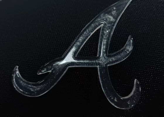 Imitação personalizada de gelo semitransparente brilhante TPU Logotipo de transferência de calor para roupas