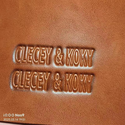 Gravação a laser personalizada Logotipo de marca de couro Reparação em relevo Patch Label em branco Tag Leatherette PU Patches para jeans Beanie