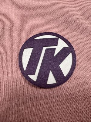 Peças de vestuário 3D de espuma de borracha em relevo, adesivos, logotipo de roupas, etiquetas de imprensa térmica para capuz