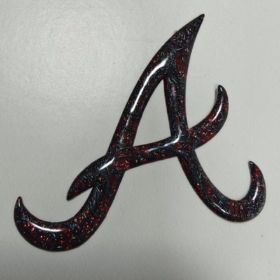 Logotipo em Reboco de TPU 3D de Alta Frequência Personalizado Vermelho Etiqueta de Transferência de Calor Metálico para Saco