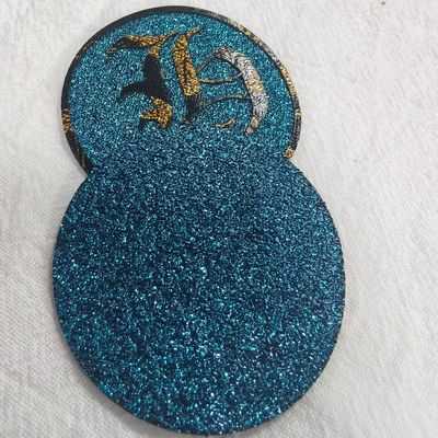OEM bordados de fios de prata em tecidos para roupas