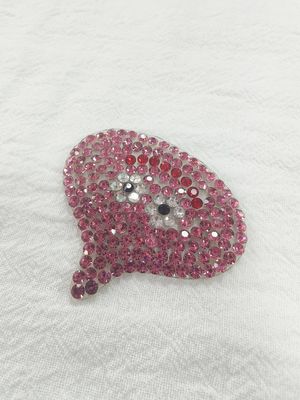 Adesivo de Transferência de Impressão de Calor Personalizado com Logotipo de Strass Alto para Camisetas, Chapéus, DIY Cristal