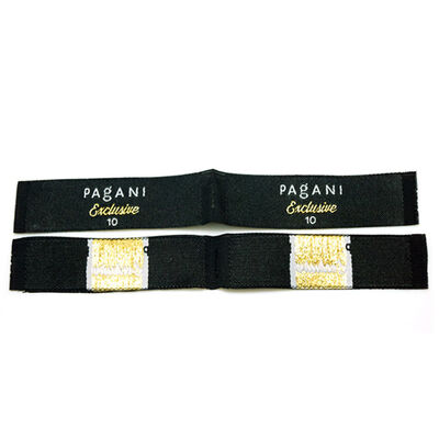 Custom Logo Woven Label Designs Hem Tags and Jacquard Wash Care Labels for Clothes