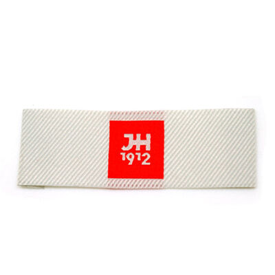 Custom Logo Woven Label Designs Hem Tags and Jacquard Wash Care Labels for Clothes