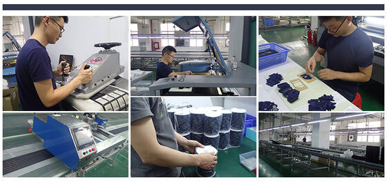 High Custom Clothing Etiquetas tecidas Etiquetas de satinado do fabricante Logotipo da marca Impresso algodão poliéster em relevo Uso de vestuário