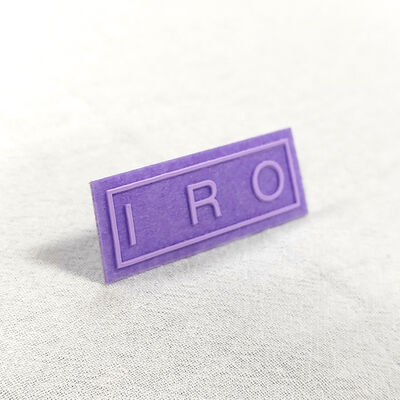 Etiqueta Impressa em Silicone - Patch de Silicone com Logotipo Personalizado para Decoração de Vestuário