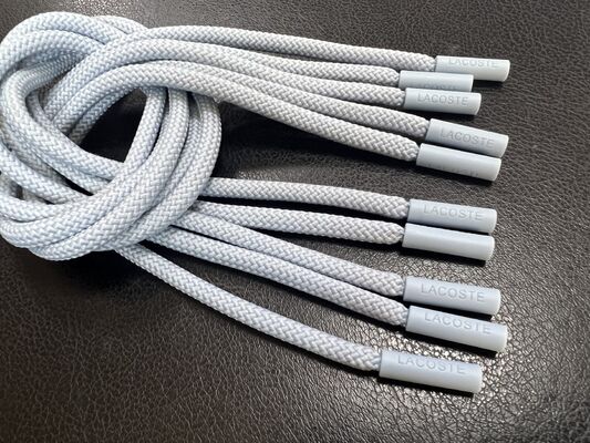 Puxador de zíper de silicone - Dicas de corda para roupas e acessórios (cinza, 5pcs)