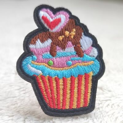 Custom Cartoon Embroidered Badge for Jackets, Hats and Bags