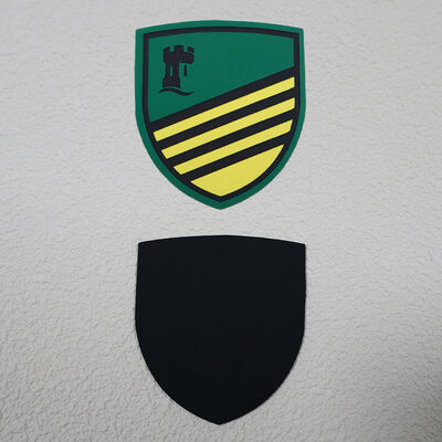 Etiqueta personalizada de silicone serigrafada, à prova d'água, durável, com logotipo, para roupas esportivas e uniformes