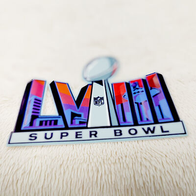 Patch de alta frequência TPU personalizado - Super Bowl LVIII Emblema esportivo para vestuário