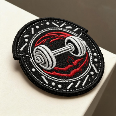 Patch de transferência de calor com bordado ecológico lavável 3D para roupas de esqui e roupas esportivas