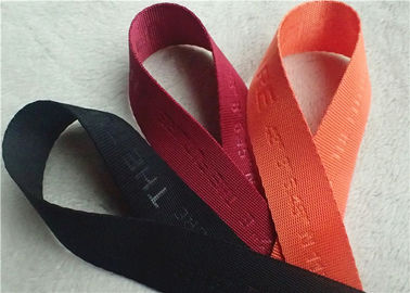 Alta frequência não elástica colorida do cabo/faixa do nylon com logotipo personalizado