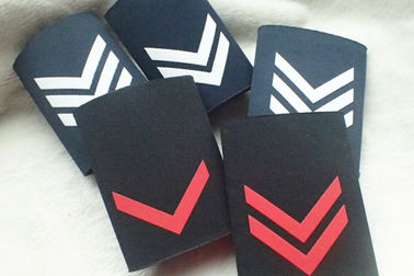 Uniforme feito sob encomenda da impressão da tela das dragonas militares, dragona azul da placa de ombro