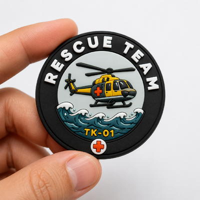 Emblema de TPU de alta frequência 3D de silicone personalizado com logotipos personalizados projetados para marca de vestuário e patch de vestuário