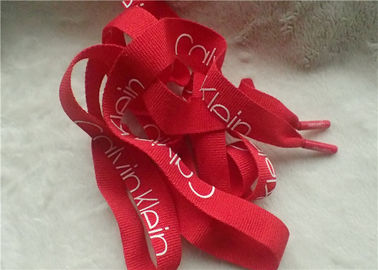 Cabo não elástico matte da corda do silicone da impressão da tela para a corda do laço ou da calças