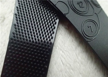 De Velcro feito sob encomenda dos remendos TPU da roupa da luva do vestuário superfície maçante do polonês com logotipo plástico gravado brilhante