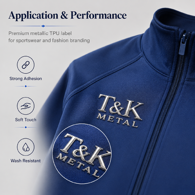 3D High Frequency TPU Badges Soft TPU Transferência de calor Logotipos personalizados Duráveis e disponíveis em várias cores para roupas