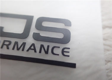 A cara muda esfrega remendos de borracha transparentes do logotipo de TPU com cantos arredondados personalizados