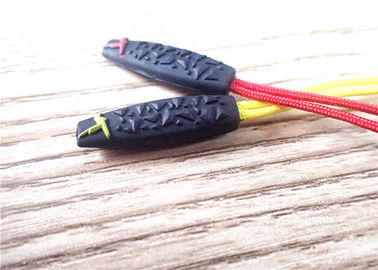 Extrator de borracha personalizado Eco do zíper do silicone 3D colorido - amigável