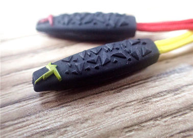 Extrator de borracha personalizado Eco do zíper do silicone 3D colorido - amigável