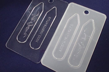 Etiquetas do cair da roupa do logotipo do laser de Coutom, etiquetas acrílicas transparentes