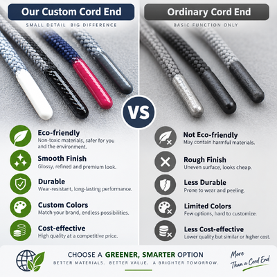 Aglets Personalizados de Silicone Macio para Cordões de Moletom e Acessórios de Vestuário