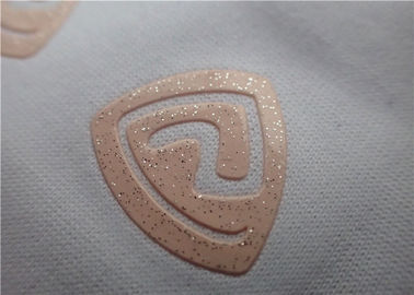 Etiquetas personalizadas decorativas da transferência térmica com pó instantâneo mental