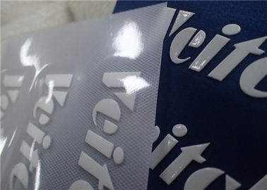 etiquetas da transferência térmica do silicone da sensação da mão da espessura de 0.6mm as boas Shinny a superfície do branco