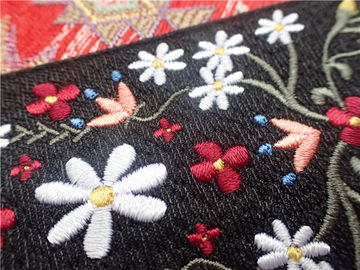 Teste padrão de seda colorido do bordado da roupa remendos feitos sob encomenda autoadesivos
