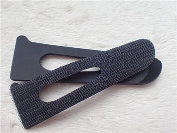 Remendos pretos feitos sob encomenda do gancho e do laço de Velcro para o vestuário Eco - amigável