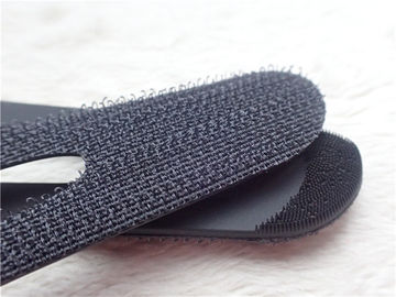 Remendos pretos feitos sob encomenda do gancho e do laço de Velcro para o vestuário Eco - amigável
