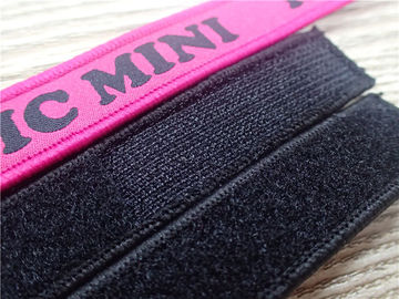O Webbing personalizado de Velcro do poliéster da forma tecido grava para a etiqueta do vestuário ou do saco