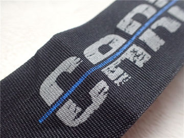 Cabo não elástico dos acessórios da bagagem, correia de nylon lisa do cabo de 37MM com logotipo da impressão